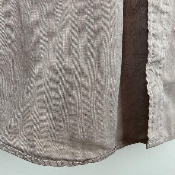 Brooks Brother Button Up Men Large Sport Shirt Brown Long Sleeve Adult Casual - Picture 6 of 11